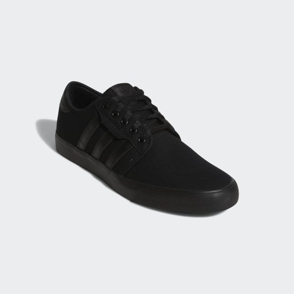 adidas all black skate shoes