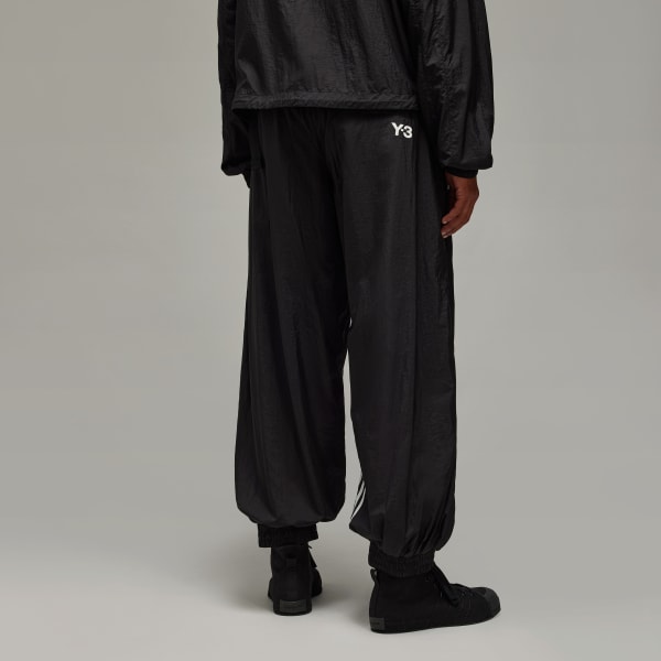 Sort Y-3 3-Stripes Nylon Shell bukser