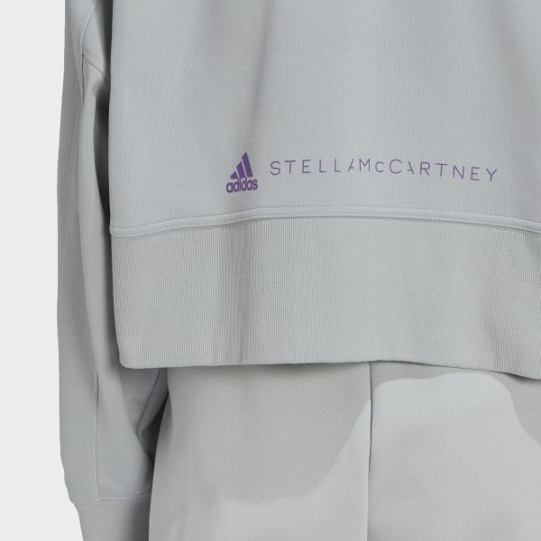 Grey adidas by Stella McCartney Cropped Hoodie IE992