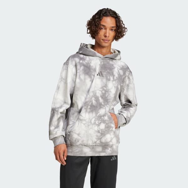 adidas ALL SZN Fleece Washed Hoodie Grey Free Shipping with adiClub adidas Canada