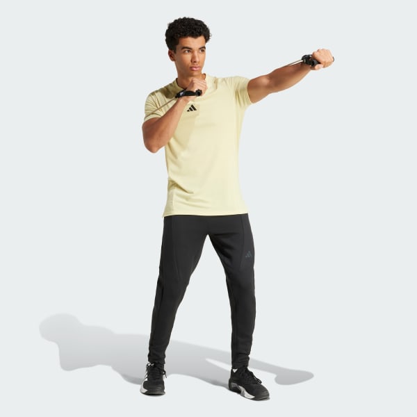 Κίτρινο Designed for Training Workout Tee