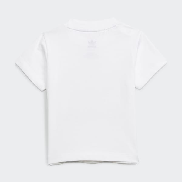 Blanc Ensemble t-shirt et short Trefoil FUH57