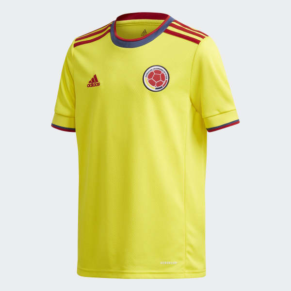 Amarillo Camiseta primera equipación Colombia IWR77