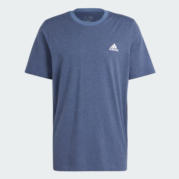 modrá Seasonal Essentials Mélange T-Shirt