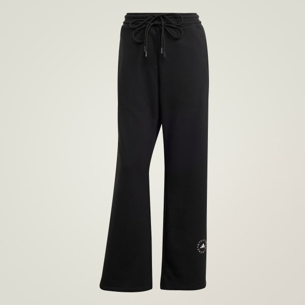 cerná Kalhoty adidas by Stella McCartney Straight Leg