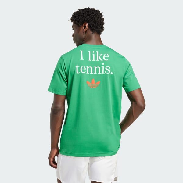Verde Playera de Tenis Graphic