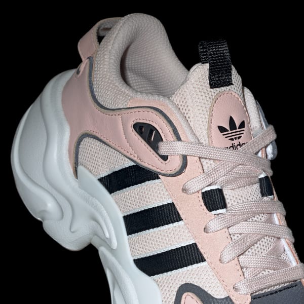adidas originals magmur runner in white and pink