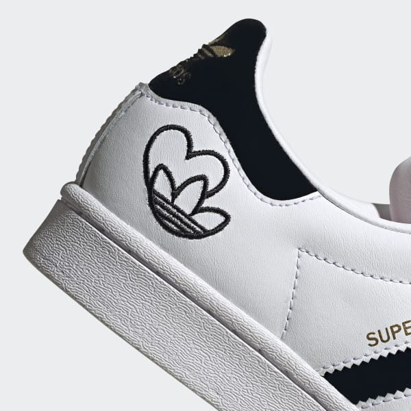 Tênis Adidas Super Star Branco e Preto Premium