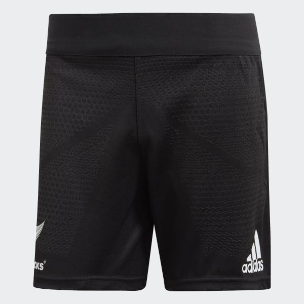 black adidas rugby shorts