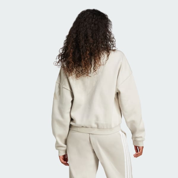 Beige Bomber Essentials Contemporary Logo