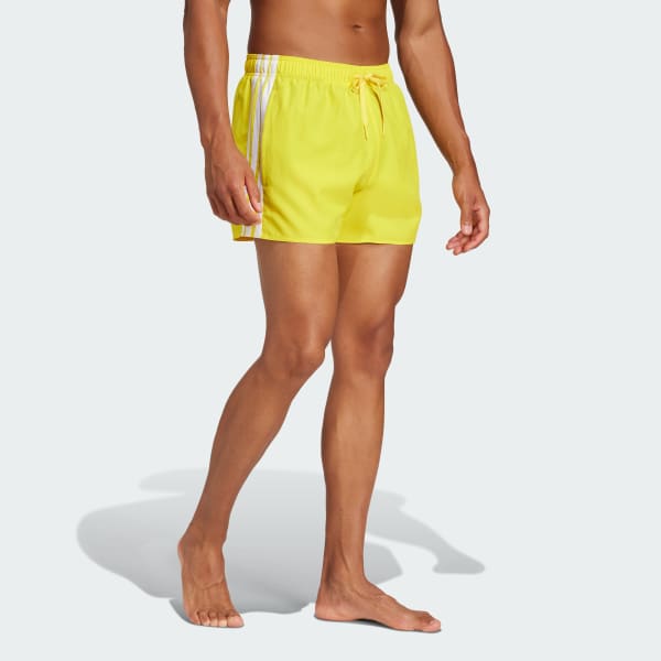 Jaune Short de natation à 3 bandes 20,3 cm