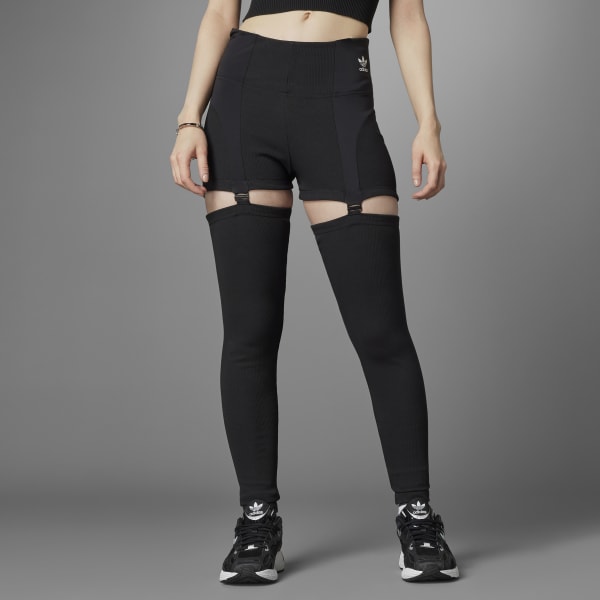 Buy Adidas Always Original Rib 2In1 Leggings In Black