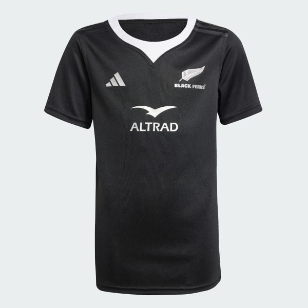 Black Black Ferns Rugby Home Jersey Kids