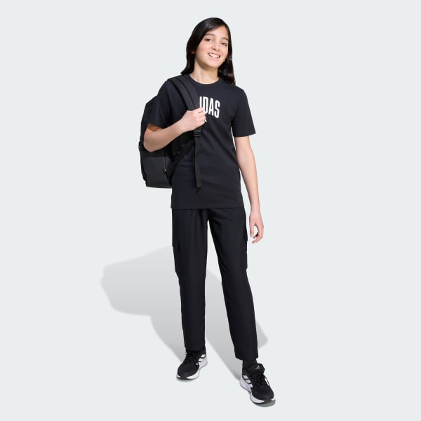 Black Collegiate Graphic Tee Kids