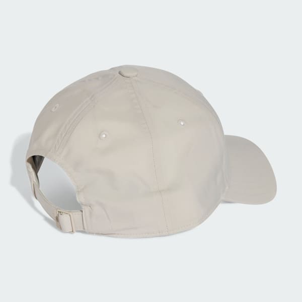 Bege Boné Baseball Leve Logo Bordado