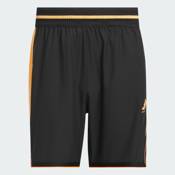 Nero Pantaloni Corti Adidas Crazy Lite