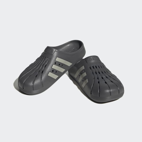 Grey Adilette Clogs