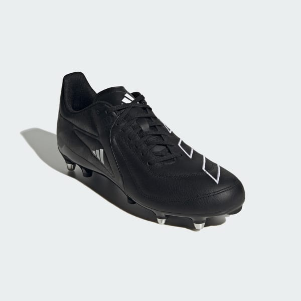 Black RS15 Elite Soft Ground Rugby Boots