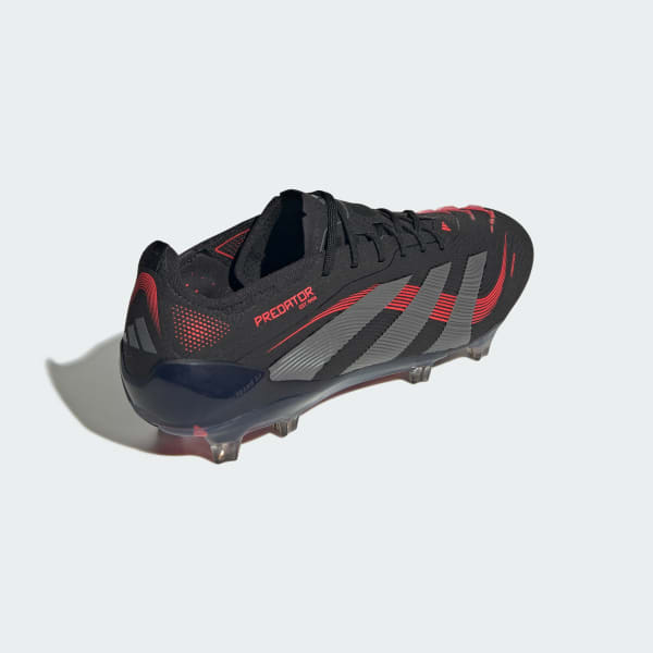 adidas Predator Elite Firm Ground Cleats - Black | Free