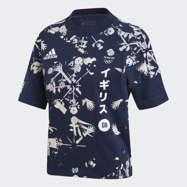 adidas originals flower t shirt