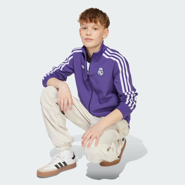 Viola Giacca da allenamento Terrace Icons Junior Real Madrid