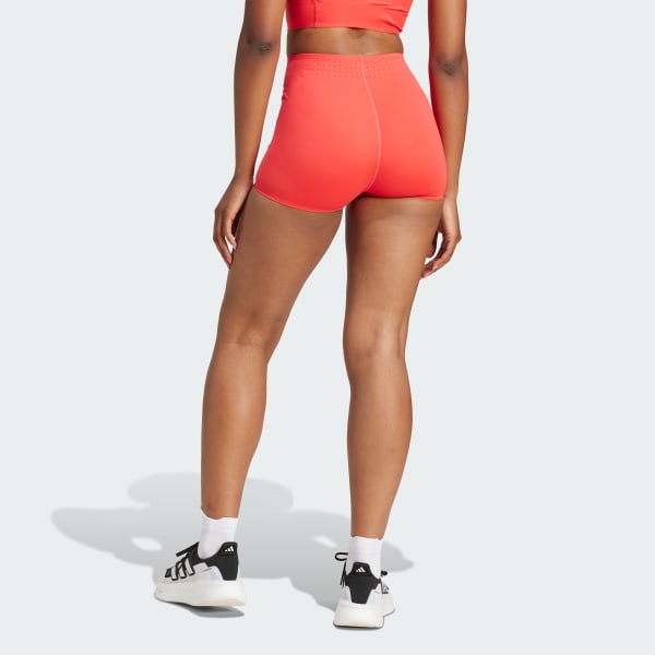 Red Adizero Road to Records Booty Shorts