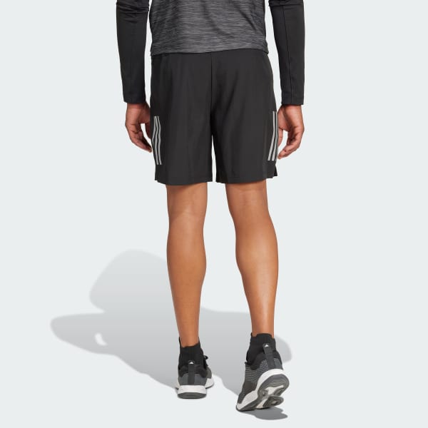 Negro Pantalón corto Gym+ Training Woven 3 bandas