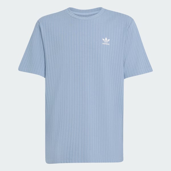 Azul T-shirt Canelada – Criança