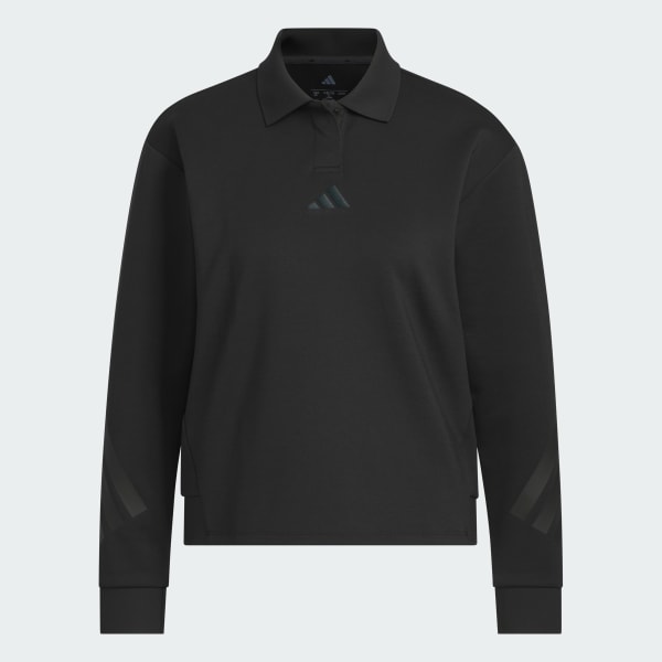 ブラック 【ゴルフ】ポロシャツ 長袖