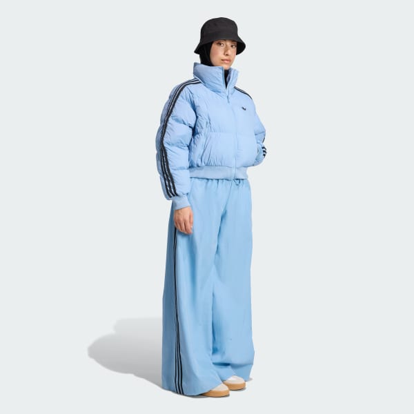 Blue 아디컬러 크롭 다운 푸퍼