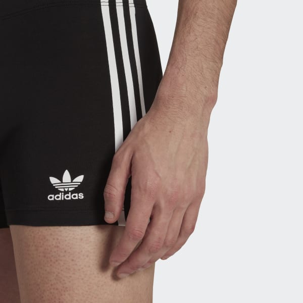 Sort Comfort Flex Cotton 3-Stripes underbukser HPN17
