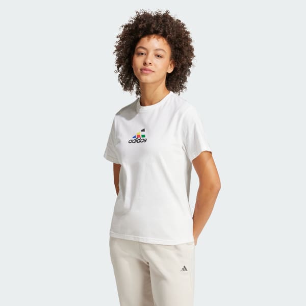 Blanco Playera House of Tiro Nations Estampada