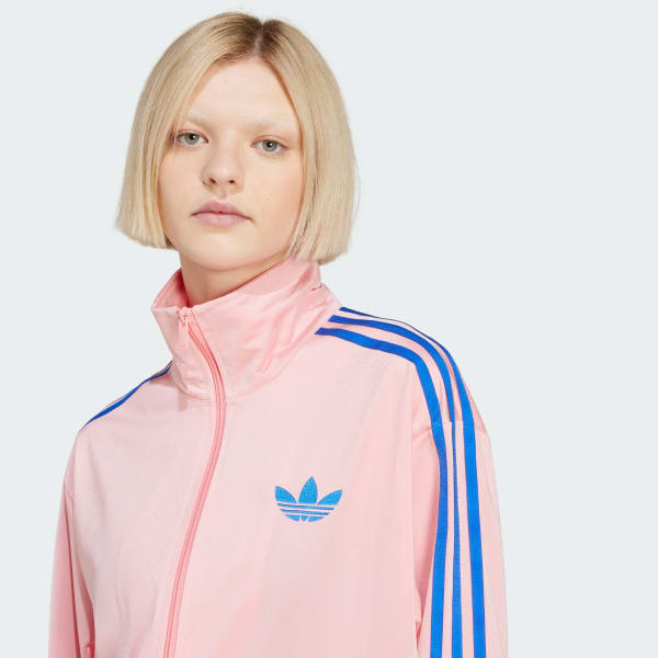 adidas Adicolor Classic Firebird Loose Track Top - Pink