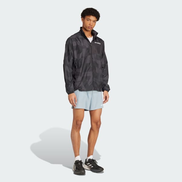 noir Coupe-vent imprimé Terrex Multi
