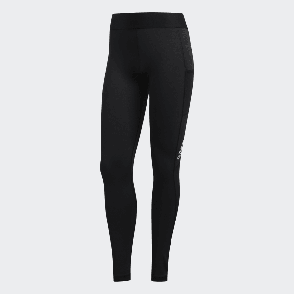 adidas Tights Techfit Stash - Black/White Women