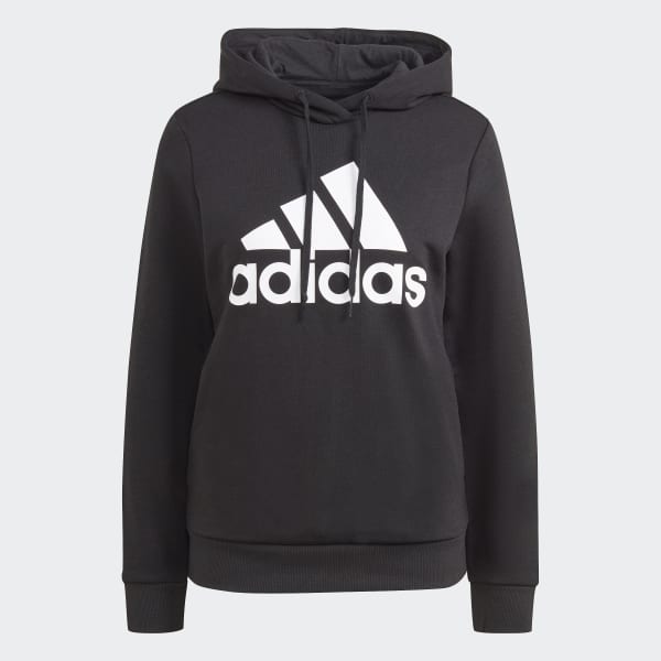 Zwart Essentials Logo Fleece Hoodie
