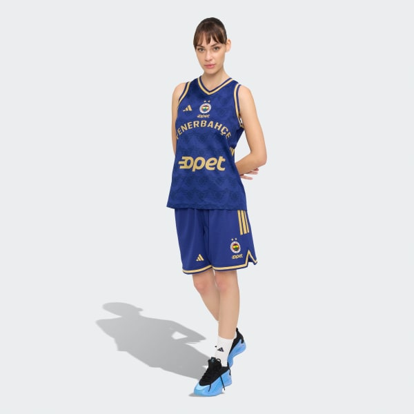 Blue Fenerbahçe Basketball Women Third Jersey