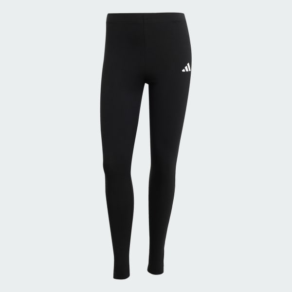 Czerń Legginsy Essentials Color Pop High-Waisted