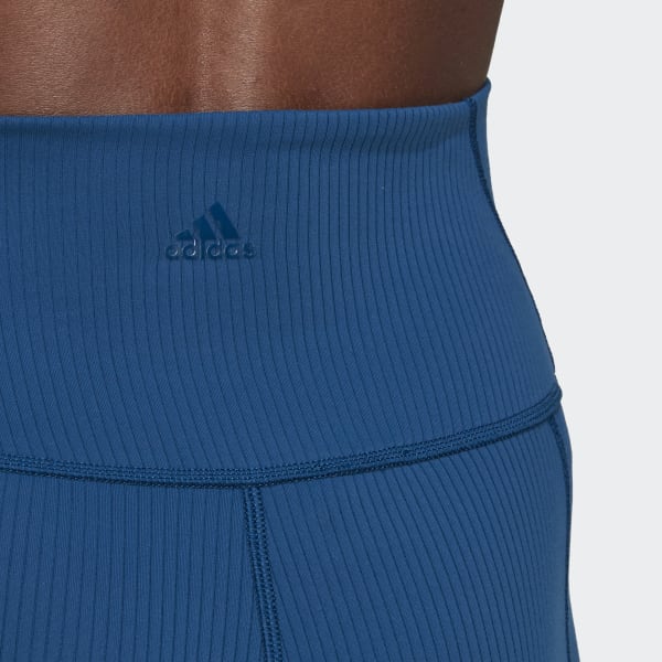 Mau-xanh-da-troi Quần Bó Thun Gân Cạp Siêu Cao Wind Luxe Yoga Studio IH377