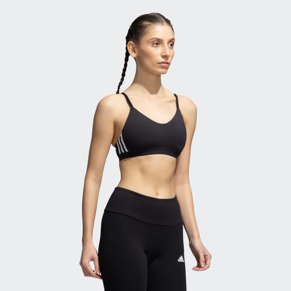 Black ALL ME 3 STRIPES BRA
