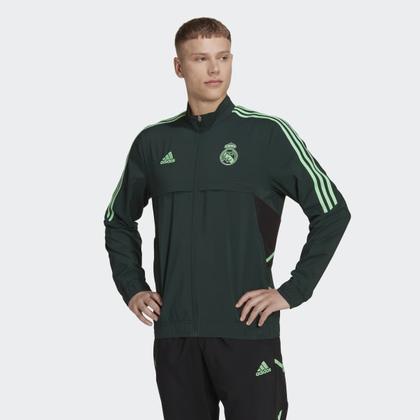 Gronn Real Madrid Condivo 22 Presentasjonsjakke TU845