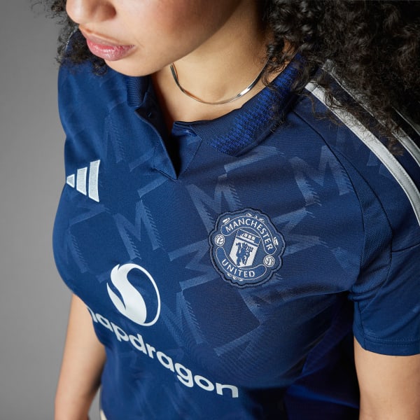Azul Camiseta segunda equipación Manchester United 24/25