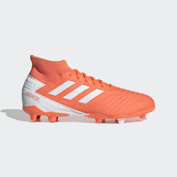 orange adidas football cleats