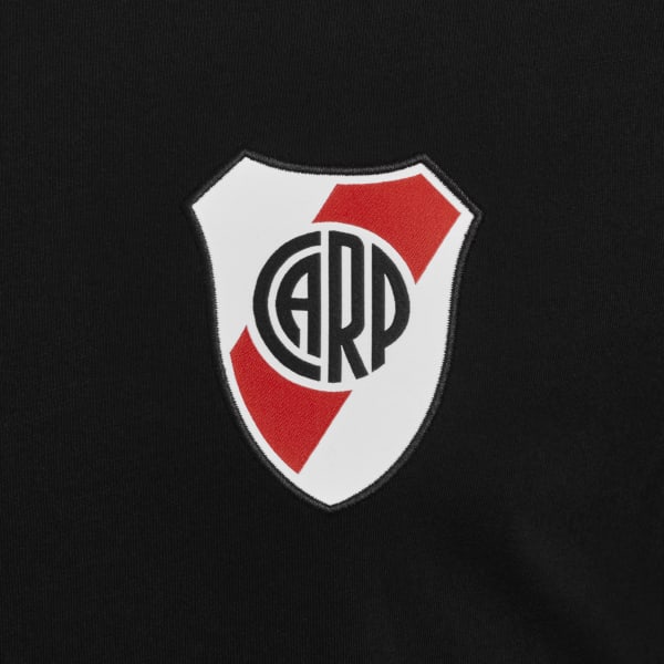 Negro Remera River Plate Essentials Trifolio