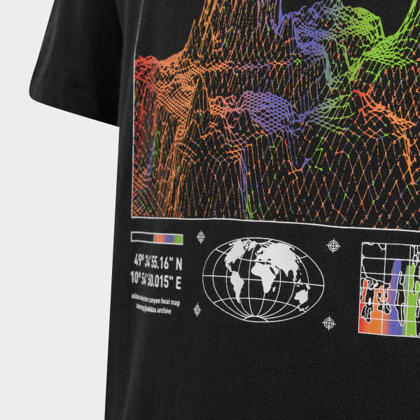 Negro Playera adidas Adventure