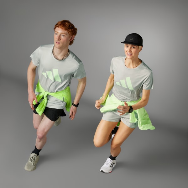 Beige T-shirt Run It