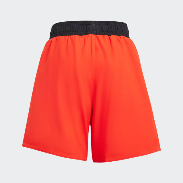 Orange adidas swim shorts outlet