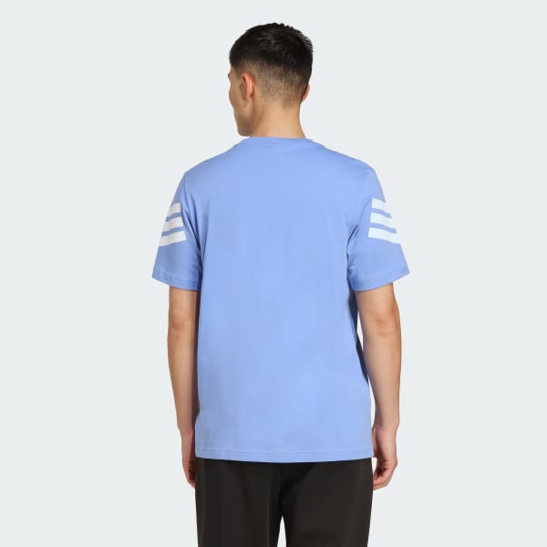 Biru Tee Future Icons 3-Stripes