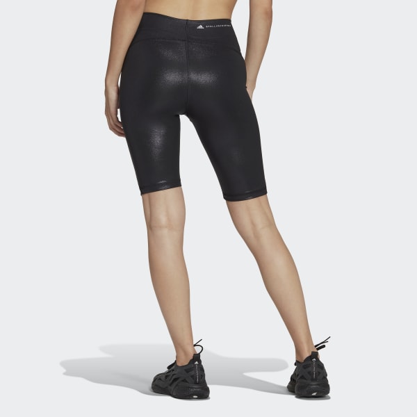 Sort adidas by Stella McCartney Shiny Cycling tights JKL99