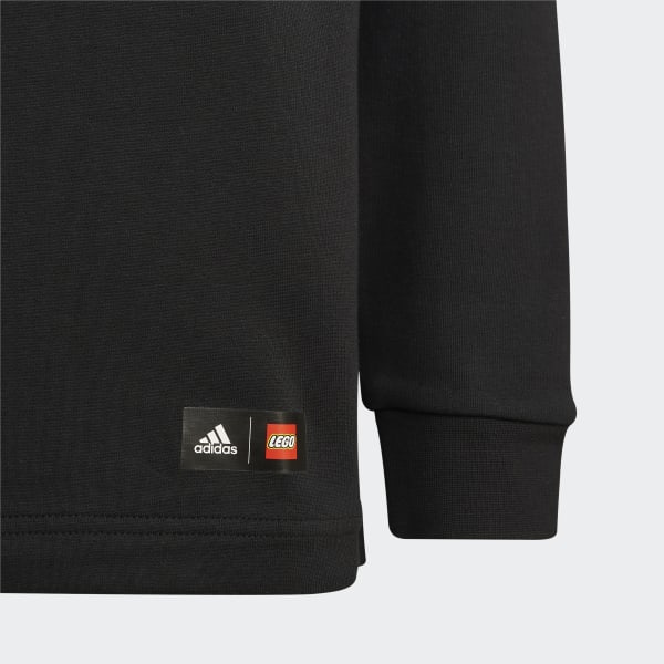 Noir Sweat-shirt à capuche adidas x LEGO® Classic VM708